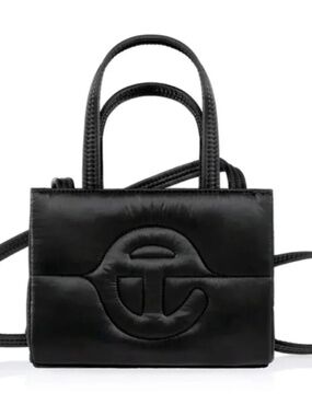 Telfar Small Puff Shopper Black